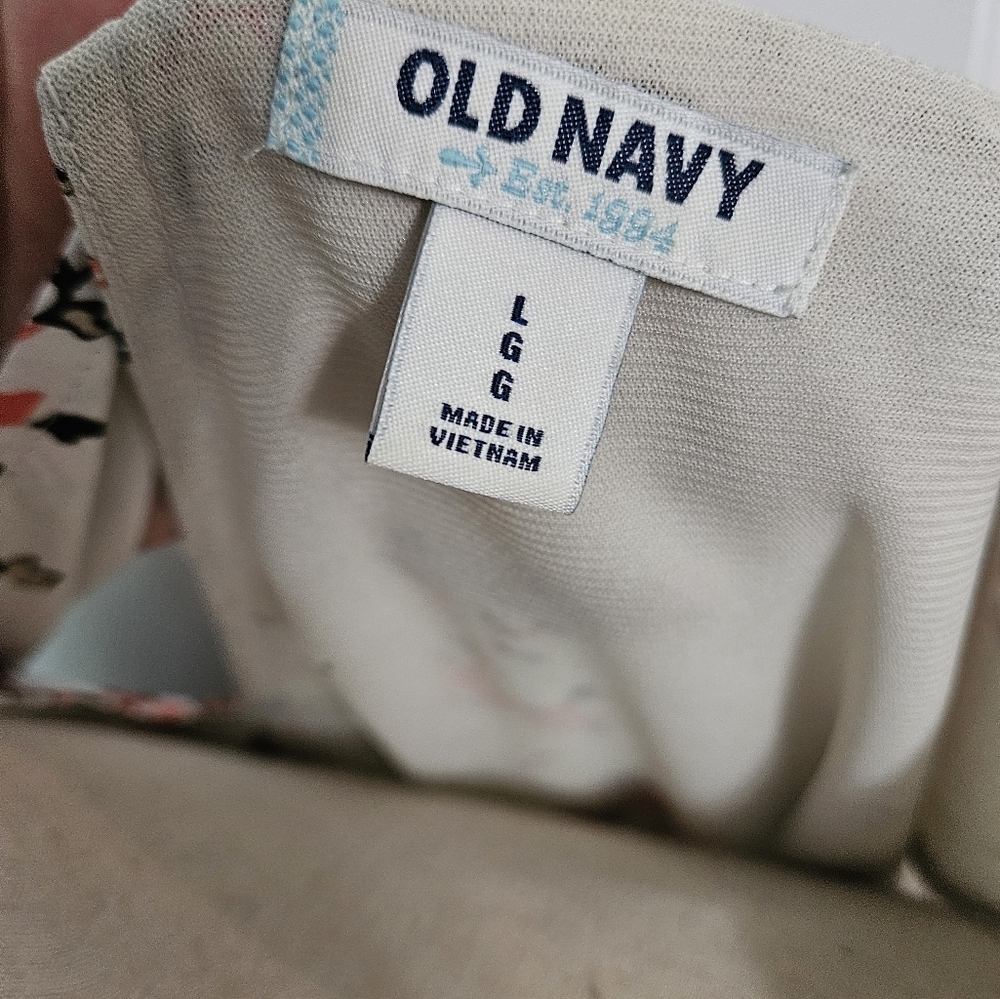 Floral Paisley Print Dress Beige, Peach, Coral - Picture 3 of 10